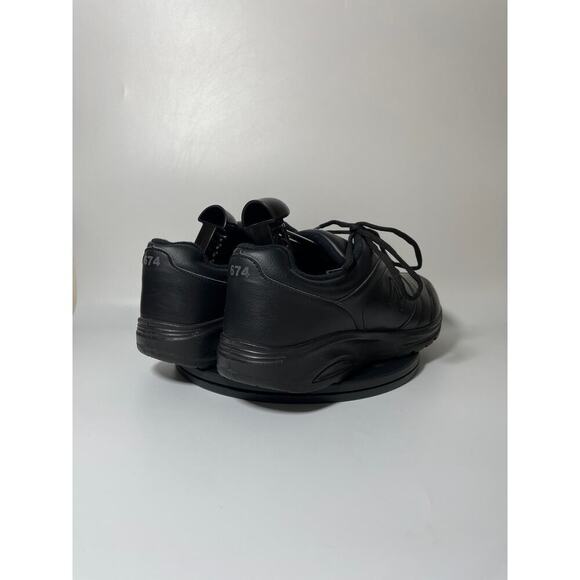 ***SOLD*** New Balance 674 Gym Walking Shoes Sneakers Size 12 Triple Black - Picture 4 of 6